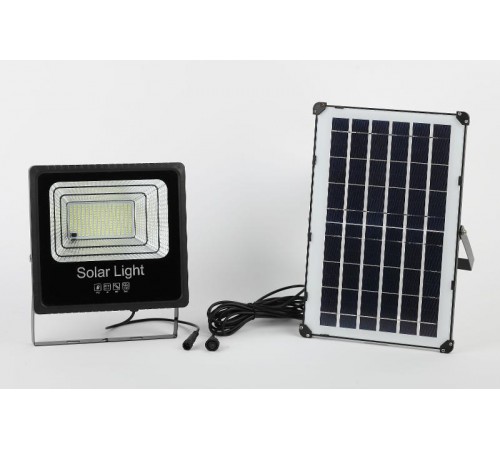 Прожектор светодиодный уличный на солн. бат. 100W, 1200 lm, 5000K, с датч. движения, ПДУ, IP65 (  Б0049547  ЭРА
