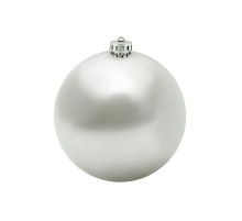 Елочная фигура Шар матовый 15 см, цвет серебряный  502-305  NEON-NIGHT