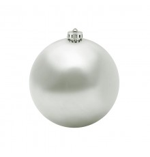 Елочная фигура Шар матовый 15 см, цвет серебряный  502-305  NEON-NIGHT