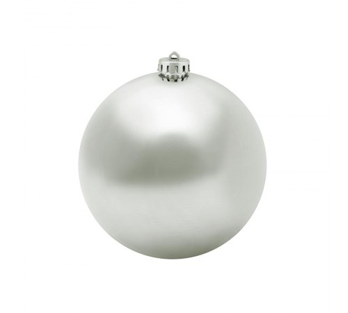 Елочная фигура Шар матовый 15 см, цвет серебряный  502-305  NEON-NIGHT