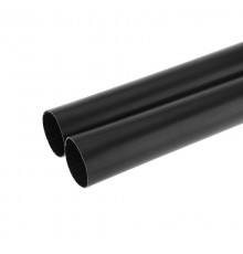 Термоусадочная трубка клеевая 33,0/5,5 мм, (6:1) черная, упаковка 2 шт. по 1 м  23-0033  REXANT