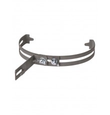 Держатель регулируемый 130-240 мм на круглый конек, для прута 6-10 мм, стал. крюк, термодиф.   SQ2402-3170  TDM