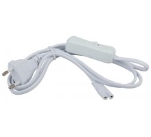 Шнур сетевой с выключателем LLED-A-CABLE-1.5m-SW-W  Б0025694  ЭРА
