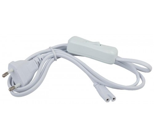 Шнур сетевой с выключателем LLED-A-CABLE-1.5m-SW-W  Б0025694  ЭРА