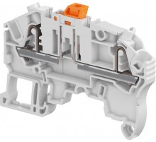 Клемма втычная ZK2,5-S-OR - с ножевым разъединителем - оранжевая, 2,5 мм?, 2 зажима  1SNK705330R0000  TE