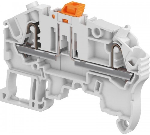 Клемма втычная ZK2,5-S - с ножевым разъединителем - серая, 2,5 мм?, 2 зажима  1SNK705310R0000  TE