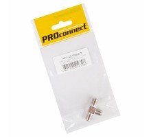 Переходник антенный, (3-гнезда F), тройник, (1шт.) (пакет) PROconnect  05-4204-4-7  PROconnect