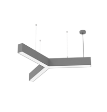 Светодиодный светильник X-line Y-образный 45 Вт 3000 К 790x912x100 мм металлик и торцевыми крышками (4 шт.)  V1-R0-0Y823-02OP0-4004530  VARTON