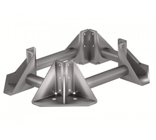 Основание сдвоенной колонны опорной конструкции (кабельной эстакады) BTL-20, горячеоцинкованное  BTG2002HDZ  DKC