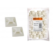 Площадка самоклеющаяся 30х30 под хомуты (100шт)   SQ0516-0003  TDM