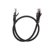 Патч-корд U/UTP CAT 6, RJ45-RJ45, 26AWG, LSZH, черный, 0.5м REXANT  02-0292-05  REXANT