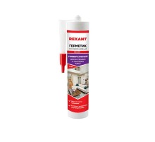 Герметик силиконовый универсальный 280 мл белый  89-0923  REXANT