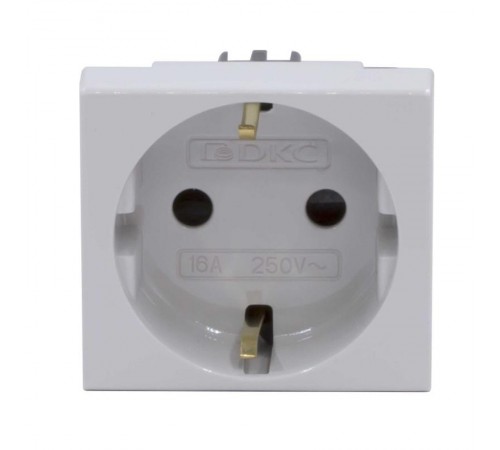 Розетка силовая. цвет серый Viva  45025  DKC