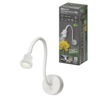 Спот на гибком основании СГС-03, 3 Вт, COB, 270 лм, 4000 К, IP20, "Кассия", с выкл., белый  SQ0358-0384  TDM