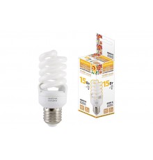 Лампа энергосберегающая КЛЛ  15Вт Е27 840 cпираль НЛ-FSТ2 42х103мм  SQ0347-0009  TDM