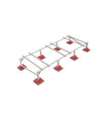 Опорная конструкция для установки оборудования TECHNORAPTOR LIGHTFOOT 3000х1200 тип 1 HD  KM-TR-LTF-SSEI-3000-1200-1 HD  КМ - профиль