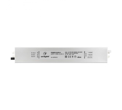 Блок питания ARPV-12080-SLIM-D (12V, 6.7A, 80W) (Arlight, IP67 Металл, 3 года)  025744(1)  Arlight