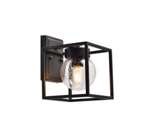 Светильник садово-парковый Feron PL701 на стену вниз 60W E27 230V, черный  48383  Feron