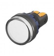 Сигнальный индикатор со встроенным диодом 9-24В,  белый  M22L-F24WPP  DKC