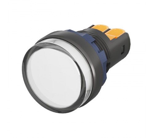 Сигнальный индикатор со встроенным диодом 9-24В,  белый  M22L-F24WPP  DKC