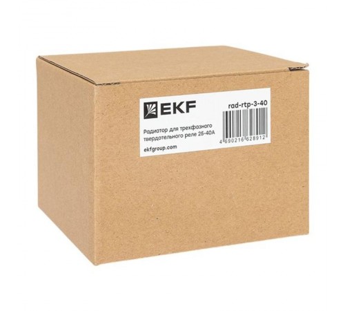 Радиатор для трехфазного твердотельного реле 25-40А  rad-rtp-3-40  EKF