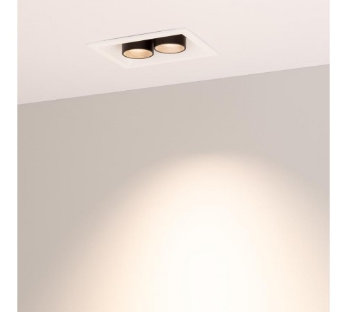 Светильник MS-ORIENT-BUILT-TURN-TC-S67x90-5W Warm3000 (WH-BK, 30 deg, 230V) (Arlight, IP20 Металл, 5 лет)  031928  Arlight