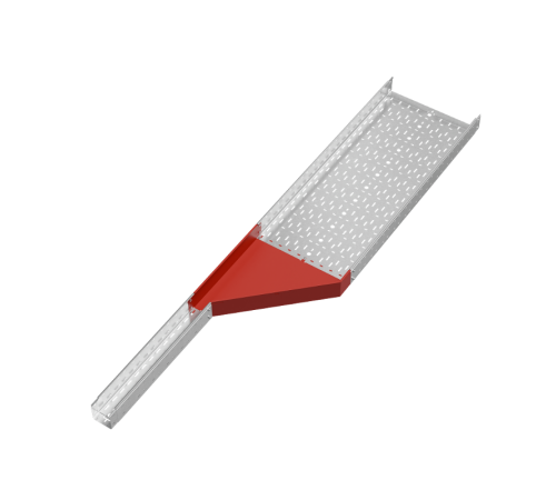Переходник правый 100х100-500 мм "ПЛЮС" HD  PDplus100-100-500-R HD   КМ-профиль