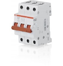 Рубильник 3 пол. SD203/16 рычаг красный  2CDD283101R0016  ABB