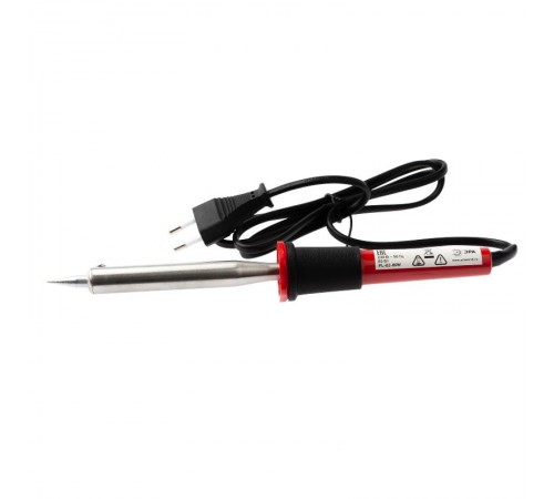 Паяльник "Лидер" с 2-комп. рукоятка, жало Long life 230 В 80 Вт (50/750)  Б0046949  ЭРА