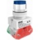 Выкл. кноп. ABLFP 22 мм Цвет:СИНИЙ 220В ВK-22   25022DEK  DEKraft