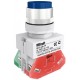 Выкл. кноп. ABLFP 22 мм Цвет:СИНИЙ 220В ВK-22   25022DEK  DEKraft