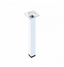 Ножка металл.квадрат, нерегулир, 25х25х400 мм, белая - накл.   151260  Tech-KREP