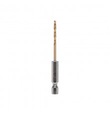 Сверло по металлу, 2,5мм, Р6М5, ТИТАН, шестигранный хвостовик (1 шт. в упаковке) DIN 338  KR-91-5501  Kranz