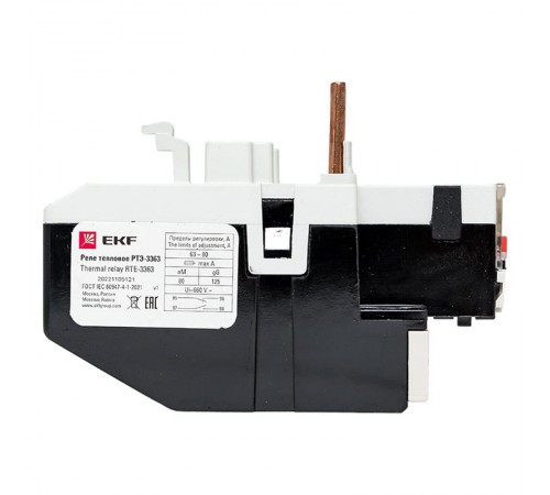 Реле тепловое РТЭ-3363 63-80А EKF PROxima  rel-3363-63-80  EKF