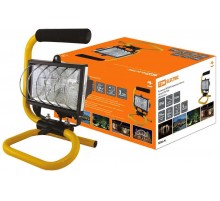 Прожектор галогенный ИО 500П 500Вт IP54 черный, переноска  SQ0302-0014  TDM