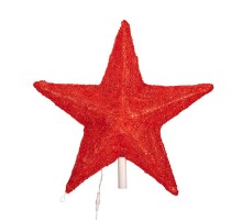 Акриловая светодиодная фигура Звезда 80 см, 210 светодиодов, красная  513-456  NEON-NIGHT