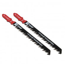 Пилки для электролобзика T144D (грубый рез по дереву и ДВП)(HCS)(2 шт)  pl-t144d-2  EKF