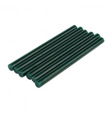 Клеевые стержни , 7 мм, 100 мм, зеленые, 6 шт., блистер  09-1018  REXANT