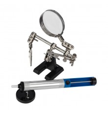 Набор К22 для пайки вспомогательный ("Третья рука", подставка, экстрактор)  09-3762  REXANT