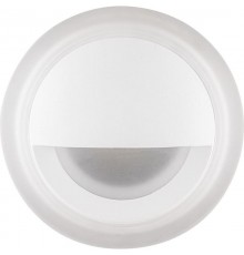 Светильник светодиодный встраиваемый для лестничной подсветки IP20 LN009 3W 210 Lm 4000К белый круг  32666  FERON