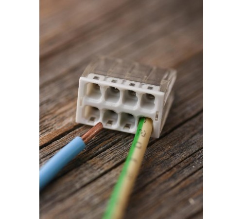Строительно-монтажная клемма СМК 2273-248 (с пастой) 8 отверстий 0,5-2.5мм2 (50шт.) EKF PROxima  plc-smk-2273-248  EKF