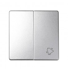 Simon 82 Клавиши (2 шт) с пиктограммой "звонок" для двухклавишного выключателя (проходной + кнопочный), S82 D  82027-93  Simon