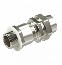 Взрывозащищенный универсальный кабельный ввод серии КАЕС для бронированного и небронированного кабеля М20х1,5 d:5,8-12мм.Присоединительная резьба М20х