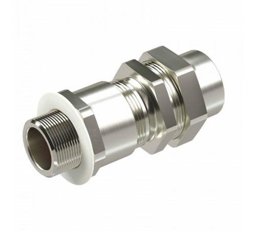 Взрывозащищенный универсальный кабельный ввод серии КАЕС для бронированного и небронированного кабеля М20х1,5 d:5,8-12мм.Присоединительная резьба М20х