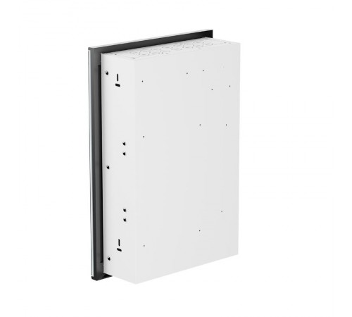 Корпус ArtShell Elegance встраиваемый силовой 28 модулей, белая дверь из закаленного стекла  artshell-e-28p-cw EKF