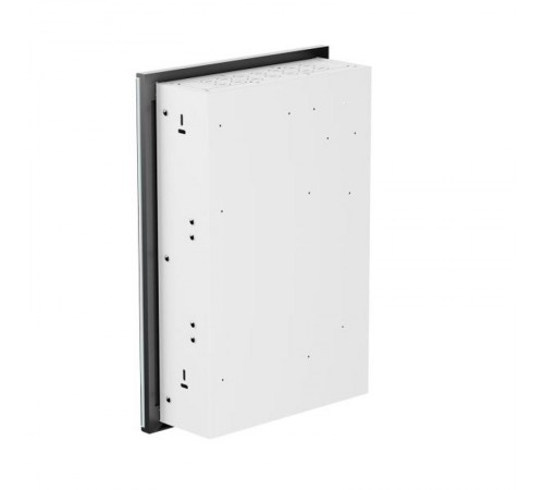 Корпус ArtShell Elegance встраиваемый силовой 28 модулей, белая дверь из закаленного стекла  artshell-e-28p-cw EKF