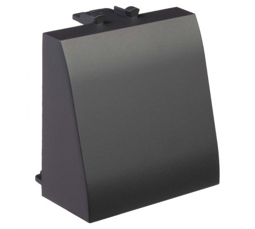 Вывод кабеля модульный "Avanti", "Черный матовый", 2 модуля  4412982  DKC