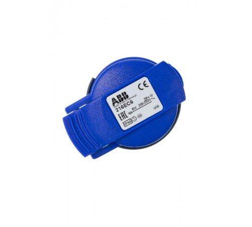 Розетка кабельная Easy&Safe 216EC6,16А,2P+E,IP44,6ч  2CMA102003R1000  ABB