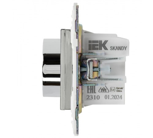 SKANDY Термостат электронный с индикацией SK-T01N металл никель   SK-RT11-K50  IEK