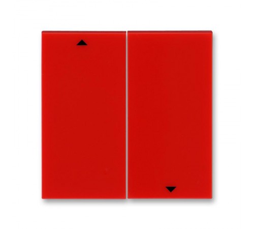 ABB Levit Красный / дымчатый чёрный Сменная панель на клавишу для выключателя жалюзи Красный  ND3559H-A447/1 65  2CHH594471A8065  ABB